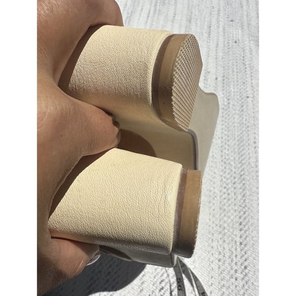 Reike Nen Wedge 9 / 40 Beige Leather Colorblock Lace-Up Ankle Boots Adult Womens - Picture 5 of 16